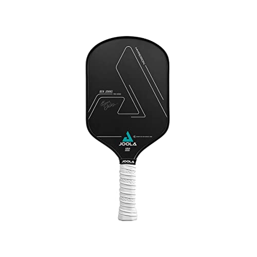 JOOLA Ben Johns Hyperion Pickleball Paddle - Carbon Surface & Sure-Grip Elongated Handle - Increased Power and Spin - Carbon Fiber Pickleball Paddle - Honeycomb Polypropylene Core - USAPA Approved