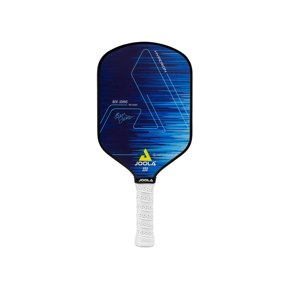 JOOLA Ben Johns Hyperion Pickleball Paddle - Carbon Surface & Sure-Grip Elongated Handle - Increased Power and Spin - Carbon Fiber Pickleball Paddle - Honeycomb Polypropylene Core - USAPA Approved