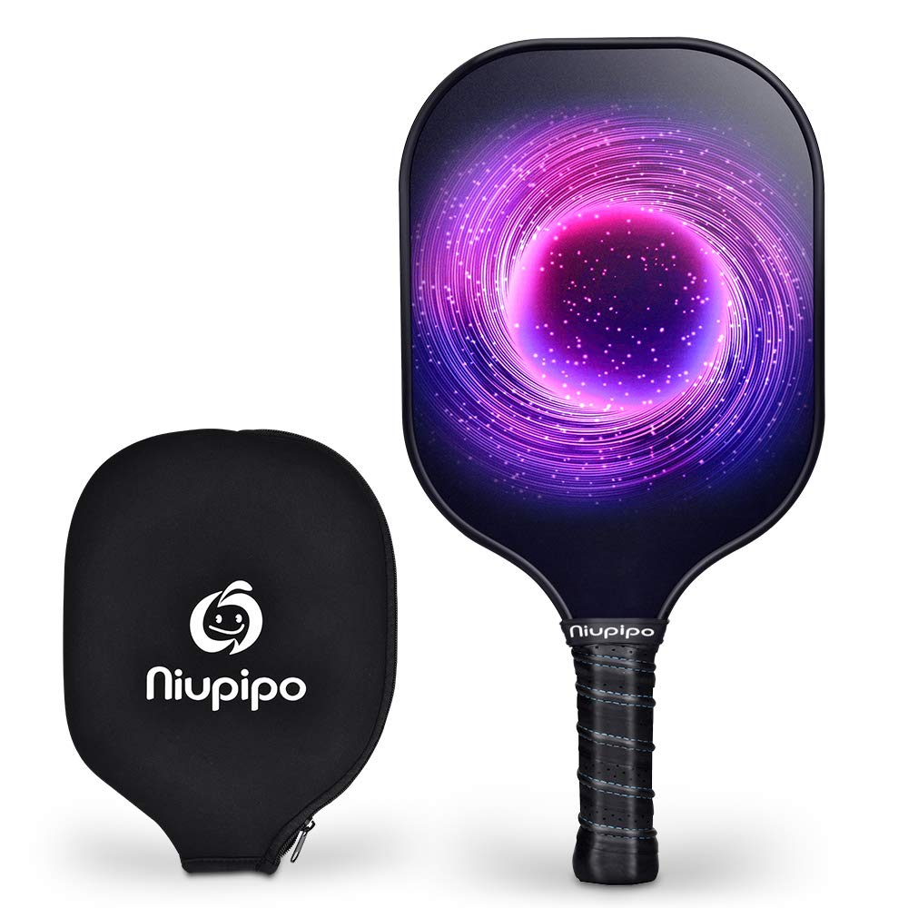 niupipo Pickleball Paddles, USAPA Approved Lightweight Pickleball Rackets, Durable Fiberglass Pickleball Paddles Set with Polypropylene Honeycomb Core