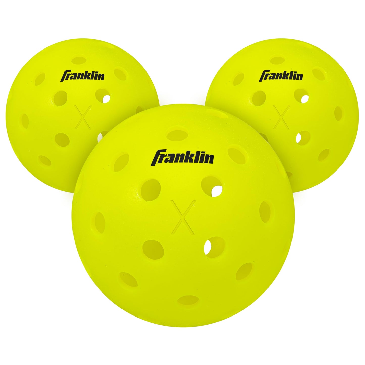 Franklin Sports Outdoor Pickleballs - X-40 Pickleball Balls - USA Pickleball (USAPA) Approved - Official US Open Ball