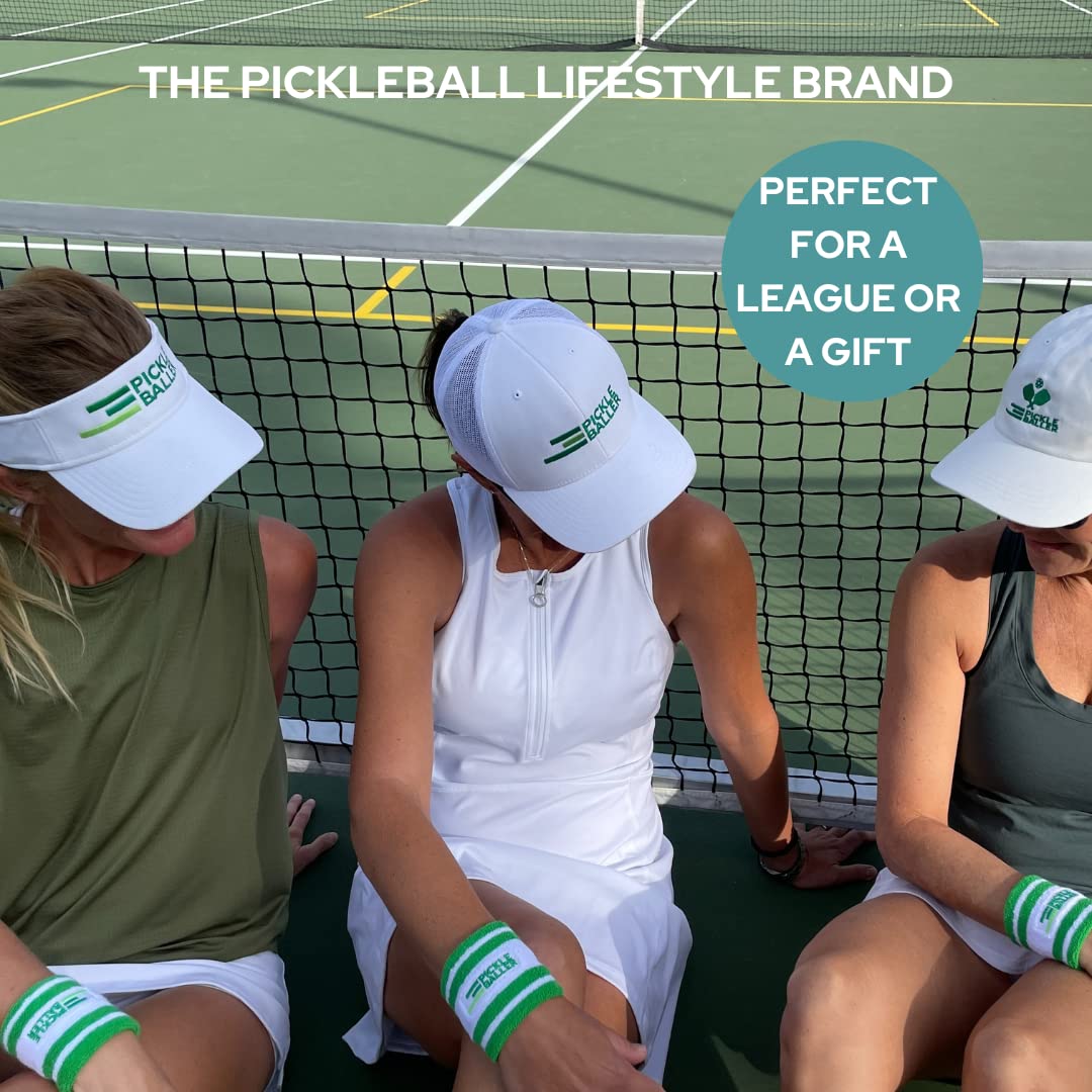 Retro Pickleball Visor - Great for Pickleball Gifts & Pickleball - Adjustable Size - Visor for Men and Women