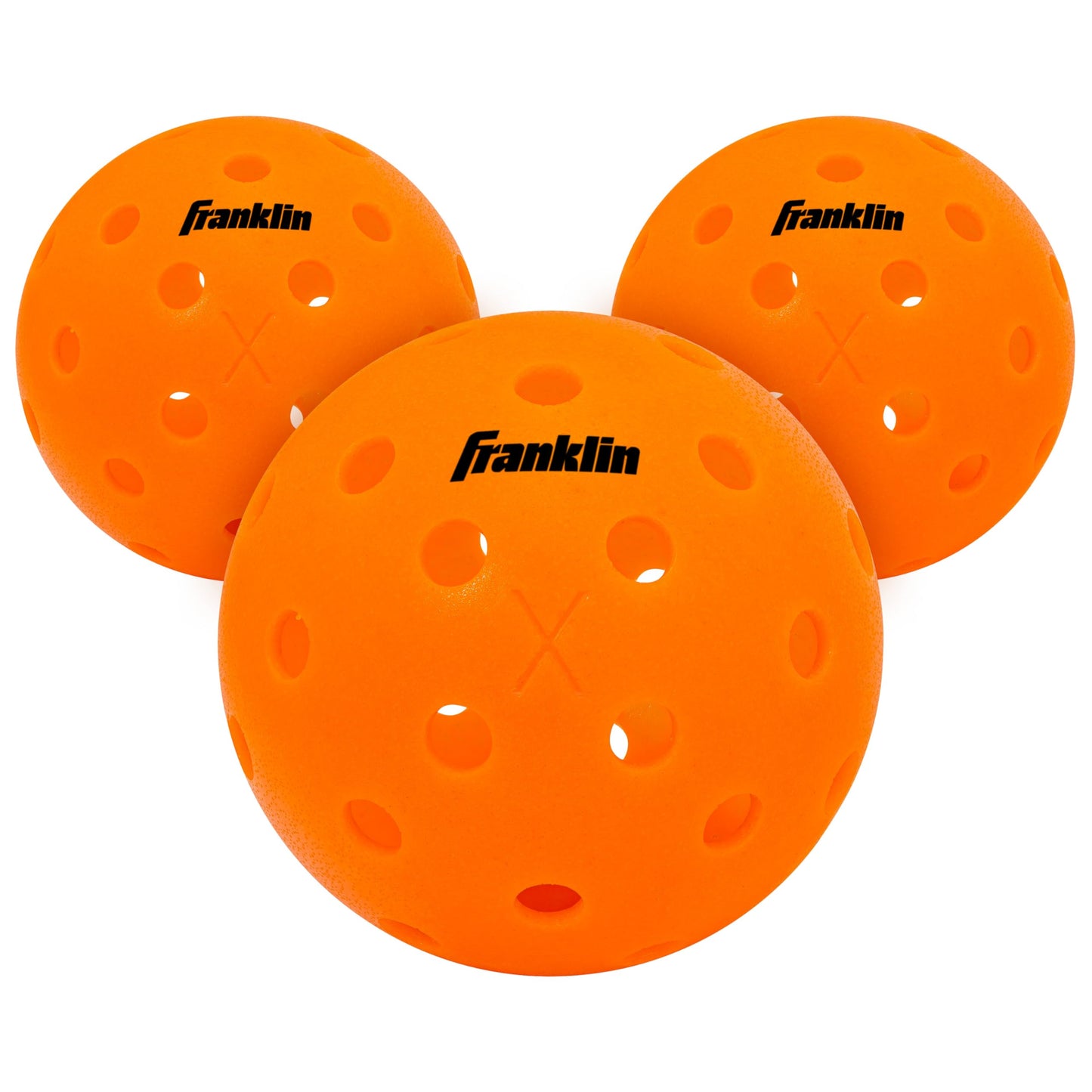 Franklin Sports Outdoor Pickleballs - X-40 Pickleball Balls - USA Pickleball (USAPA) Approved - Official US Open Ball