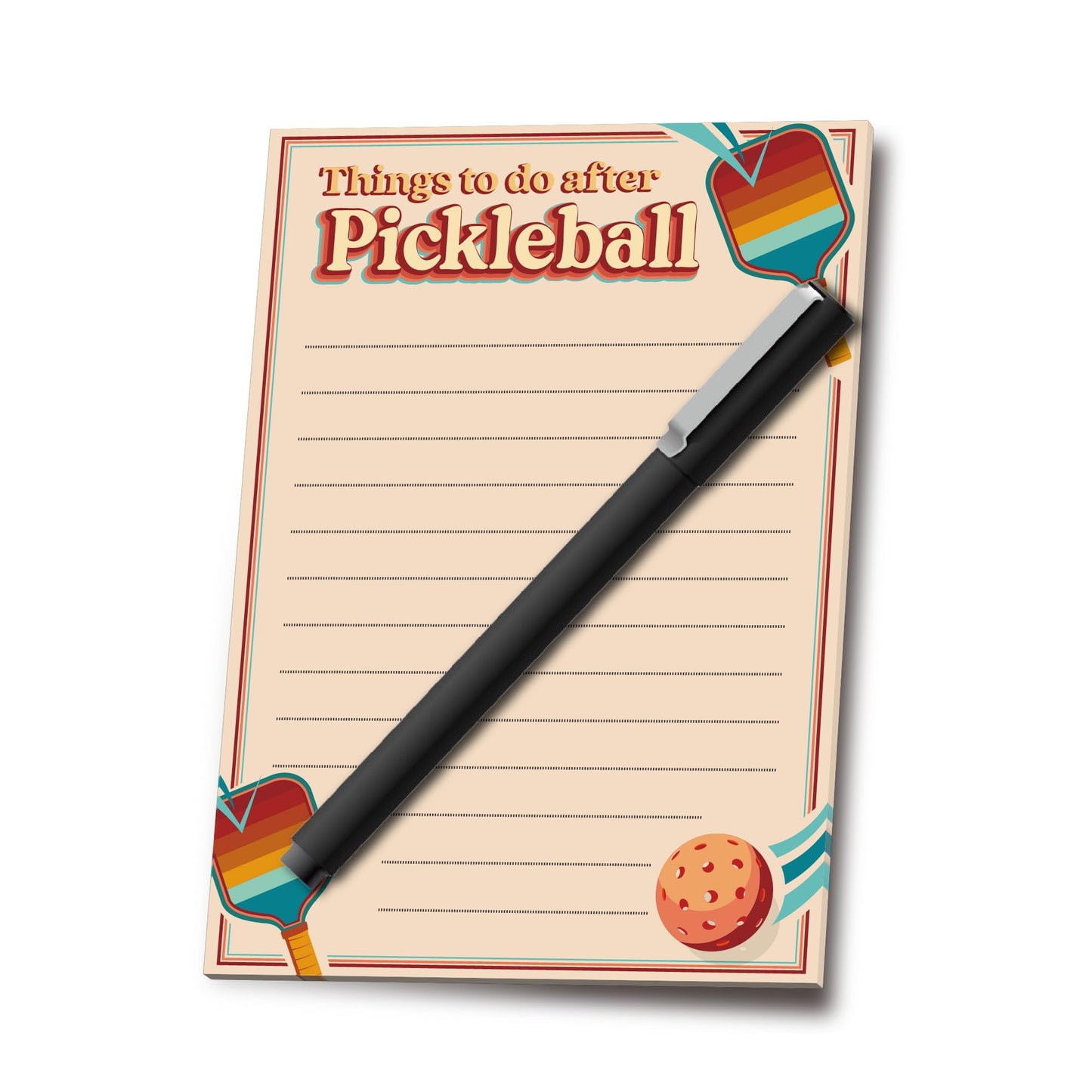 Pickleball Notepads - "Things To Do After Pickleball" - Pack of 2 Notepads - For All Pickleball Fans