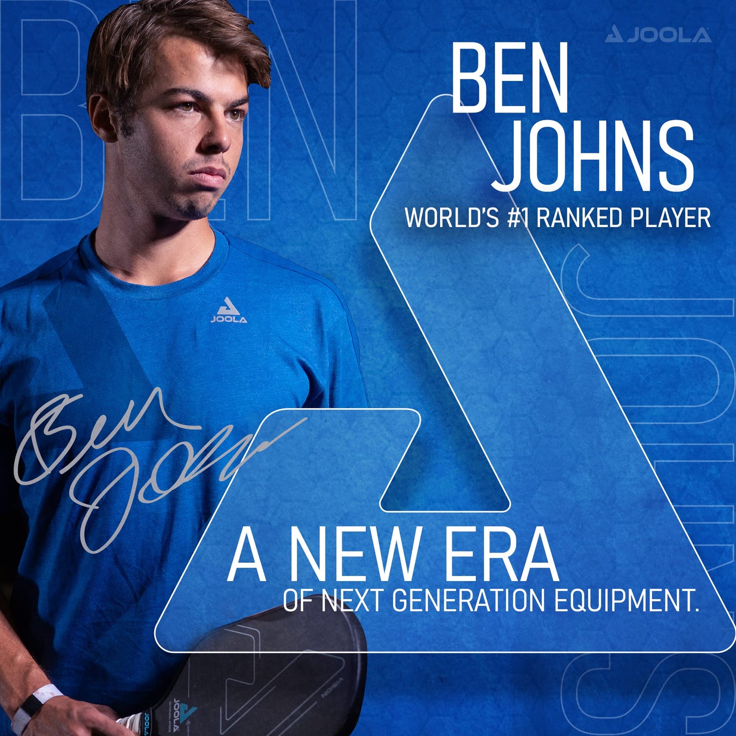 JOOLA Ben Johns Hyperion Pickleball Paddle - Carbon Surface & Sure-Grip Elongated Handle - Increased Power and Spin - Carbon Fiber Pickleball Paddle - Honeycomb Polypropylene Core - USAPA Approved